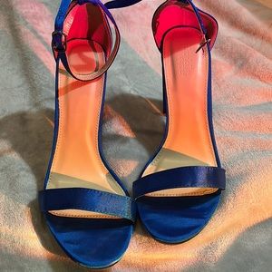 Charlotte Russe Blue Heels Women’s size 9
